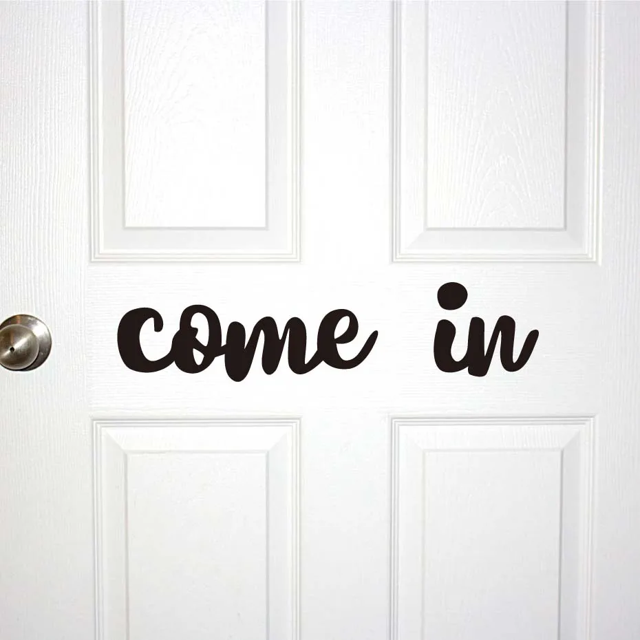 Come In Quote Entrance Door Sticker For Home Sale up to 70