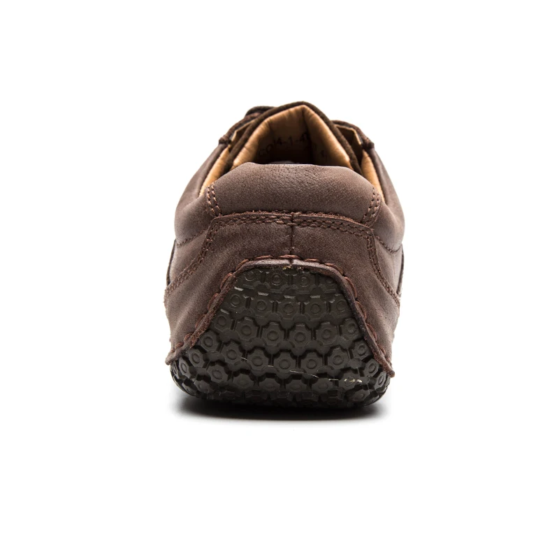 LINGGE/брендовая мужская обувь из натуральной кожи со шнуровкой, мужская обувь на резиновой подошве, нескользящая повседневная обувь, мужская