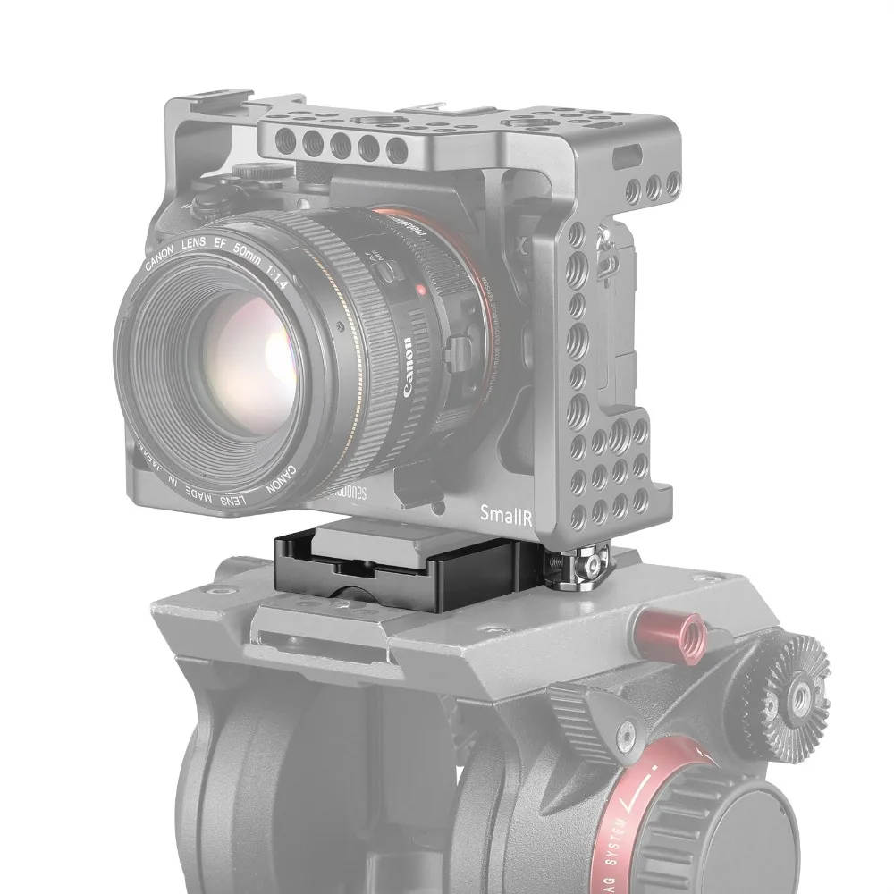 SmallRig Camera Monopod Head Quick Release Plate ( Arca-type Compatible) QR Plate For Arca-Swiss Plate Tripod Accessories 2143
