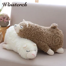 Японские мягкие плюшевые игрушки Alpacasso Kawaii, лежащие Альпака лама Pacos, детские игрушки, детские куклы, подарки WW380