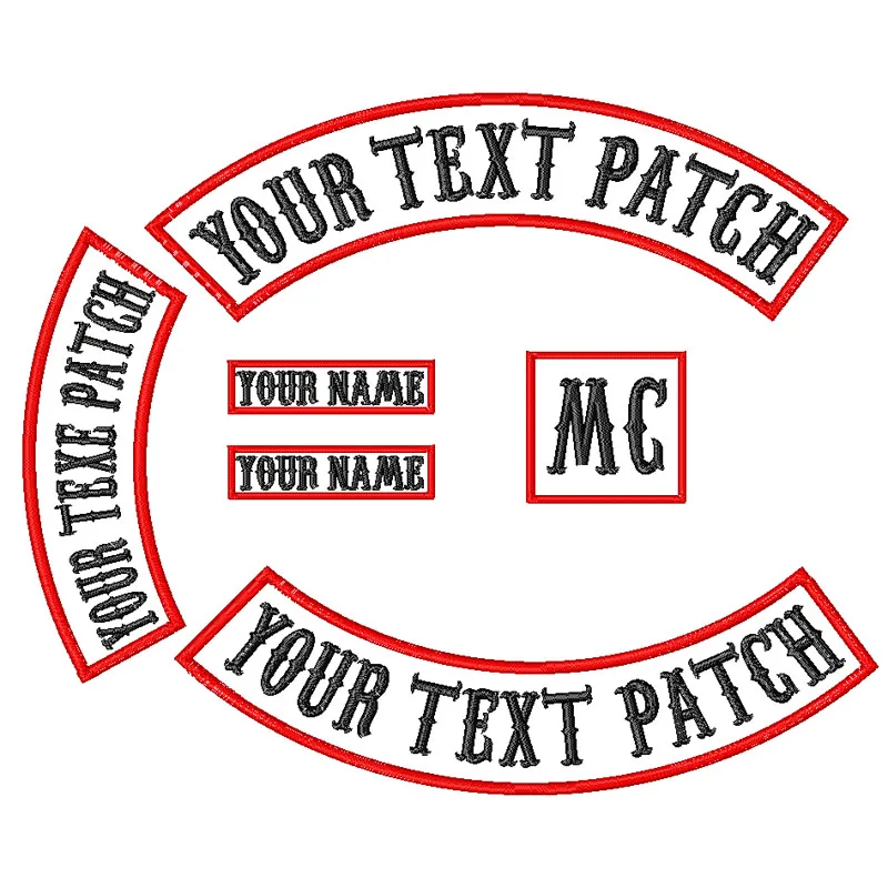 Embroidered Motorcycle Patches, Custom Motorcycle Patches