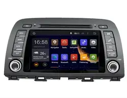 Встроенная память 32 г 1024*600 Android 6.0 Автомобильный Радио DVD GPS навигации для Mazda 6 2013 2014 2015 Octa core Car Audio мультимедийный плеер WI-FI