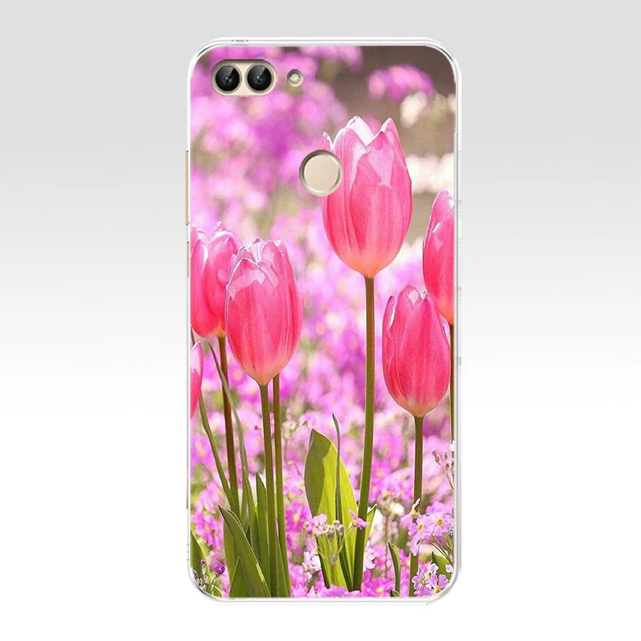 H huawei P Smart чехол TPU Мягкий силиконовый прозрачный чехол для телефона huawei P Smart Cover FIG-LX1 Enjoy 7S Чехол - Цвет: 42