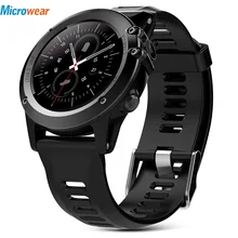 Microwear H1 Smart Watch Android 4.4 Waterproof 1.39″ MTK6572 BT 4.0 3G Wifi GPS SIM For iPhone Smartwatch Men Wearable Devices