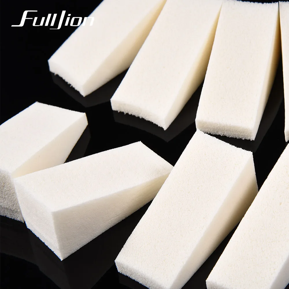 Fulljion 8 шт. треугольный спонж для лица нанесения основы под макияж консилер крем