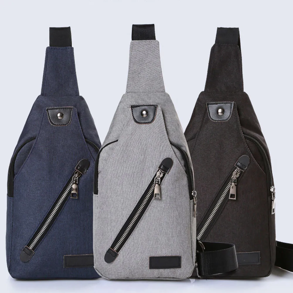 

Outdoor Sports Canvas Unbalance Backpack Man Crossbody Shoulder Bag Camping hiking Chest Bag Pack Pouch drop shipping35