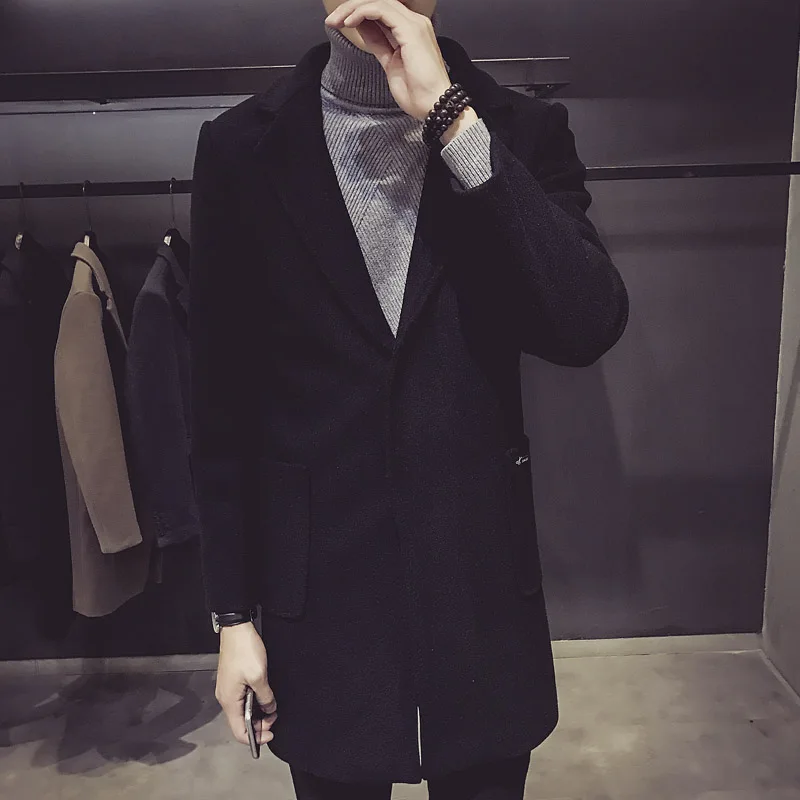 الشتاء رجل جديد سترة واقية سترة ، نوعية جيدة الصوف واحدة الصدر سترة ملابس للرجال طية صدر السترة ضئيلة بلون خندق الشتاء رجل جديد سترة واقية سترة ، نوعية جيدة الصوف واحدة الصدر سترة ملابس للرجال طية صدر السترة ضئيلة بلون خندق