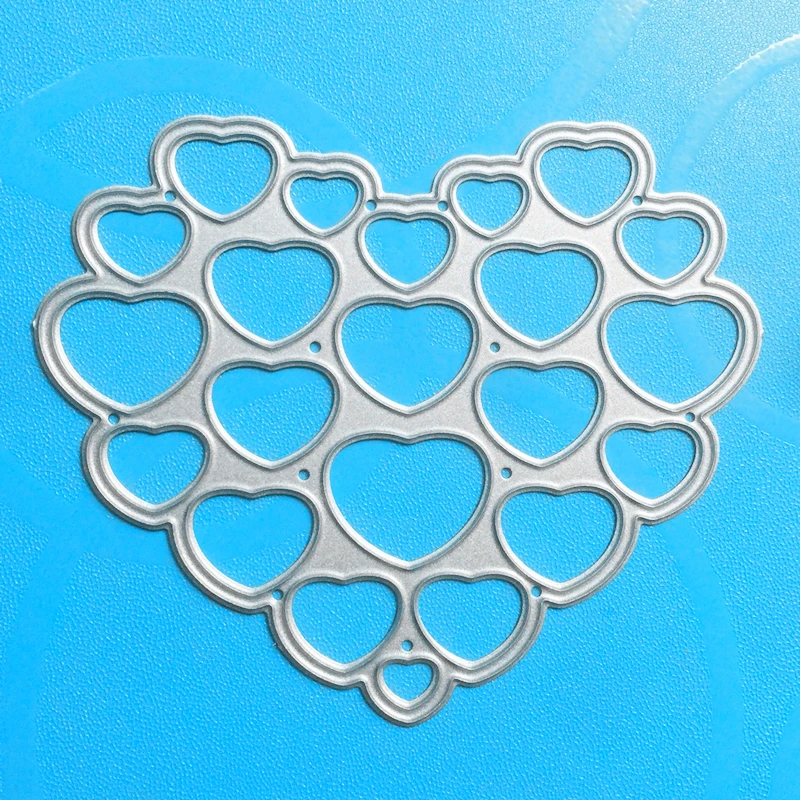 

YLCD1035 Love Circle Metal Cutting Dies For Scrapbooking Stencils DIY Album Cards Decoration Embossing Folder Die Cuts Template