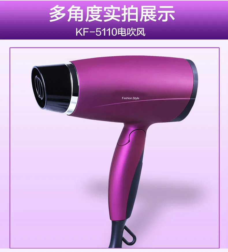 Secadores de Cabelo do Agregado Familiar do Estudante Secador de Temperatura Dormitório Constante Elétrica-high Power Portátil Dobrável Ventilador Novo 10 Cheap Secadores de cabelo