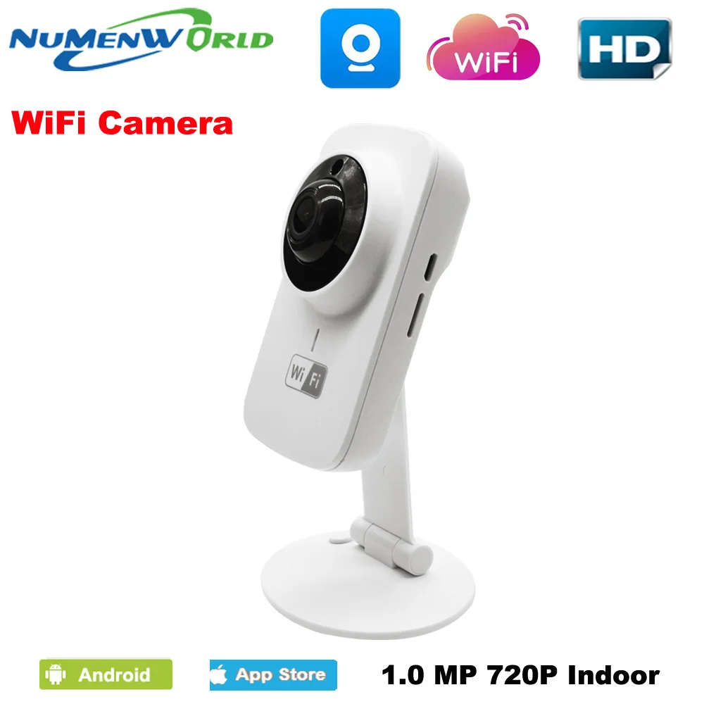 HD мини Wifi IP камера беспроводная 720P TF SD карта P2P Детский Монитор сетевая CCTV