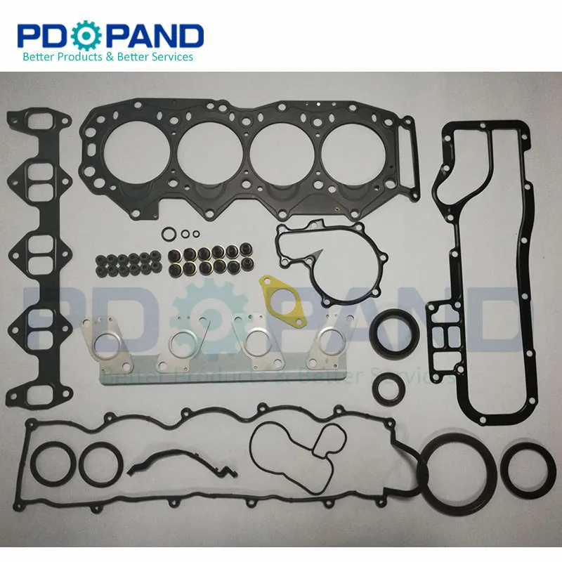 

WL WLT WL-T Engine Rebuilding Full Gasket Set kit 8ASX-10-271 for Ford Endeavour Ranger For Mazda B2500 2.5D 2.5TD