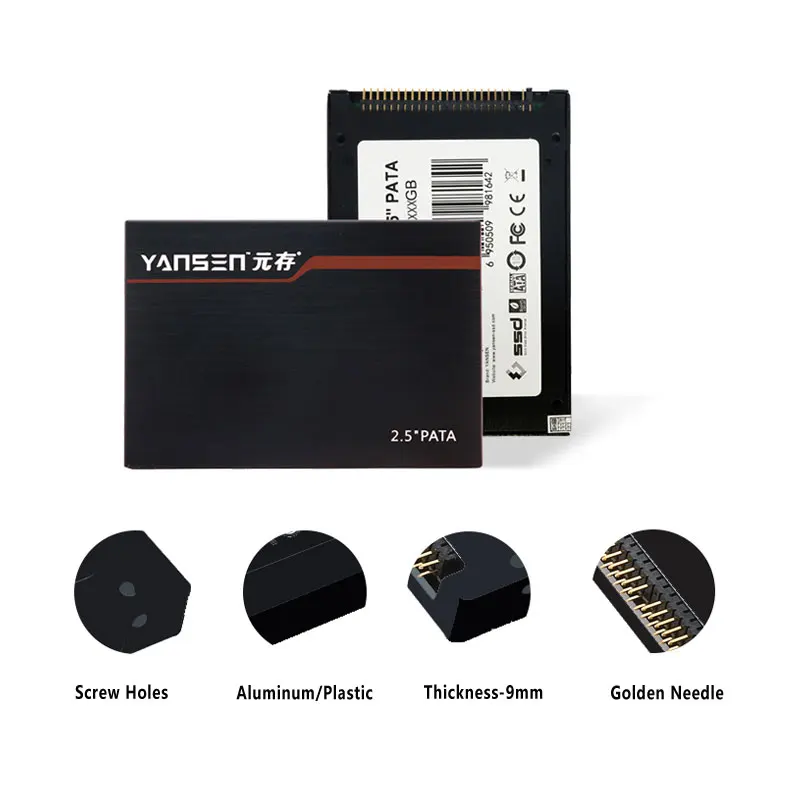 Kingspec 2 5 дюймовый твердотельный накопитель PATA 44pin IDE hd ssd 16 ГБ 32 64 Гб 128 4C TLC для