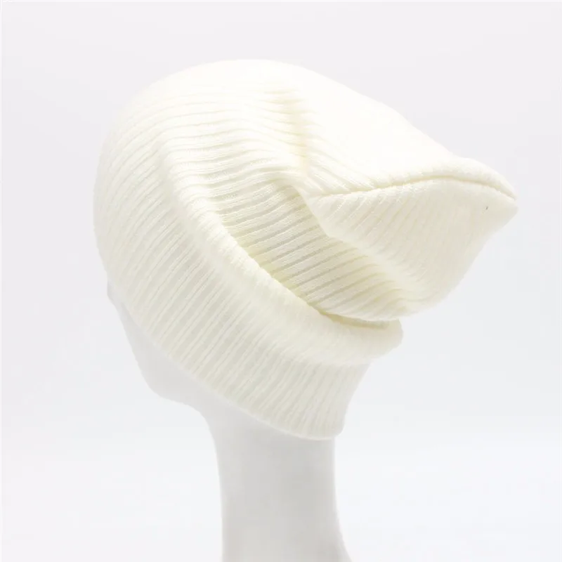 New Fashion Women/Men Knitting Beanie Stretch Cap Hats Hip-Hop Winter Warm Caps Unisex Women Feminino Bone