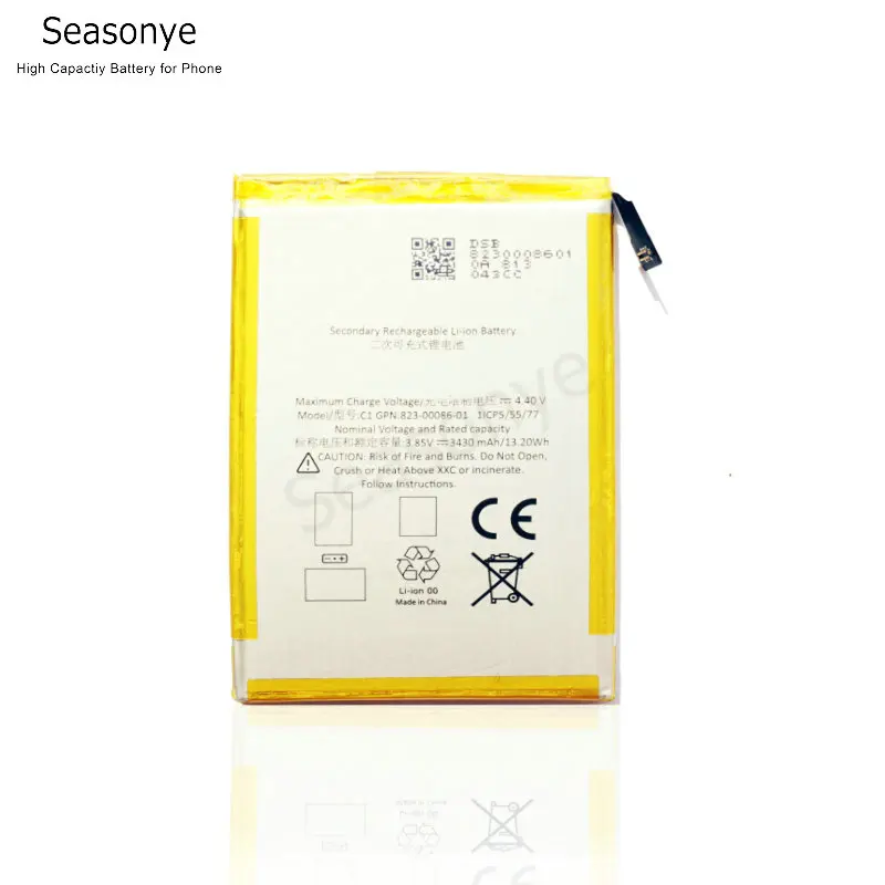 Seasye розничная/Массовая Подлинная 3430 мАч/13.20Wh G013C-B/Go13C-B/C1 сменная батарея для