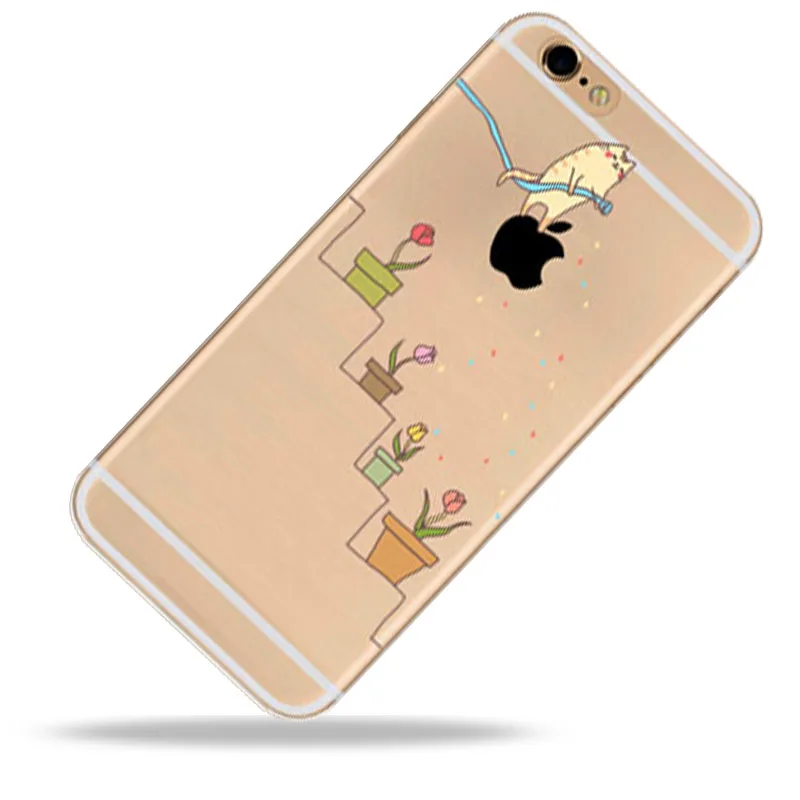 Картина Силиконовые телефон дела Для iphone7/7 plus/6/6 s/плюс/5/5S модный мягкий чехол Все