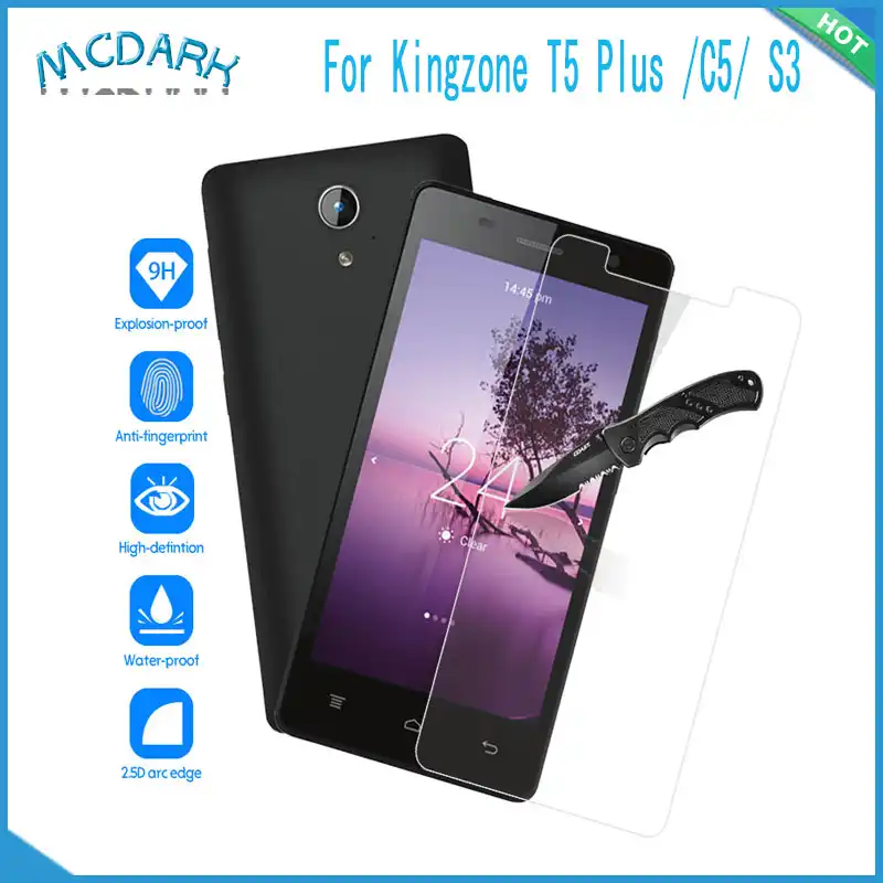 For Kingzone C5 Kingzone S3 Front Glass Screen Protector Film Replacement For Kingzone T5 Plus Easy To Install Phone Accessories Phone Screen Protectors Aliexpress