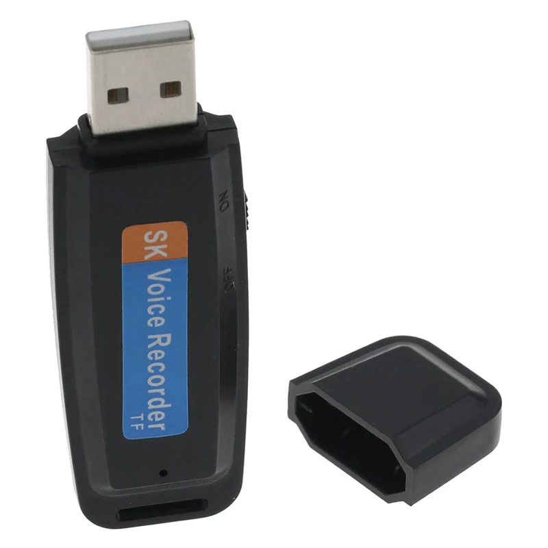 Мини Профессиональный Usb диктофон перезаряжаемый u-диск цифровой аудио рекордер TF флэш-карта до 32 Гб портативный