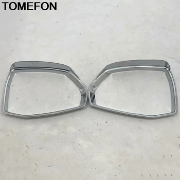 

TOMEFON For Audi Q5 FY 2018 2019 Door Rearview Mirror Rain Snow Shield Sun Visor Shade Cover Trim Exterior Accessory ABS Chrome