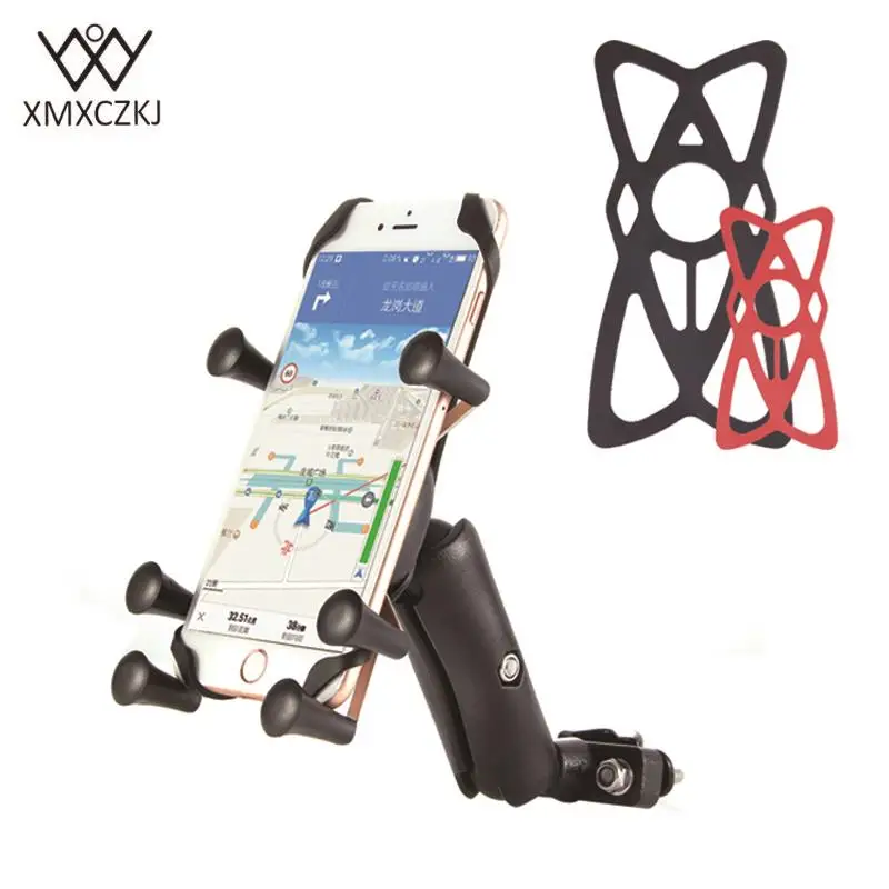 bilder für XMXCZKJ Halter Telefon Einstellbar Fahrrad Motorrad Lenker Halterung Für Iphone Huawei XIAOMI GPS Smartphones Halter bilder für XMXCZKJ Halter Telefon Einstellbar Fahrrad Motorrad Lenker Halterung Für Iphone Huawei XIAOMI GPS Smartphones Halter
