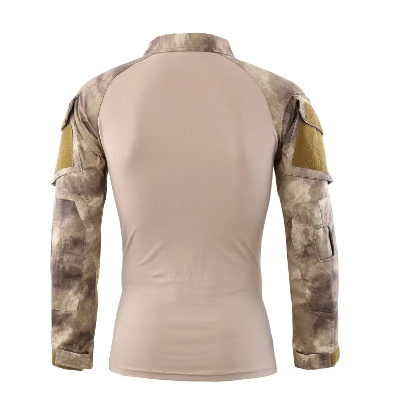 Новая тактическая Мужская рубашка CS стрельба камуфляж боевой Открытый быстросохнущая одежда для рыбалки Туризм обучение Кемпинг Охота Одежда