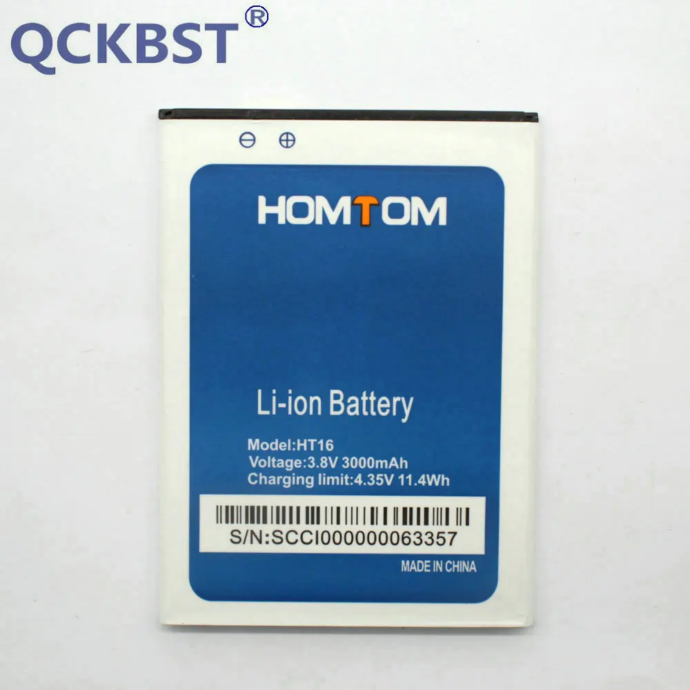 

New 3000mAh HT16 Battery For Homtom HT16 PRO Mobile Phone In stock Tracking code