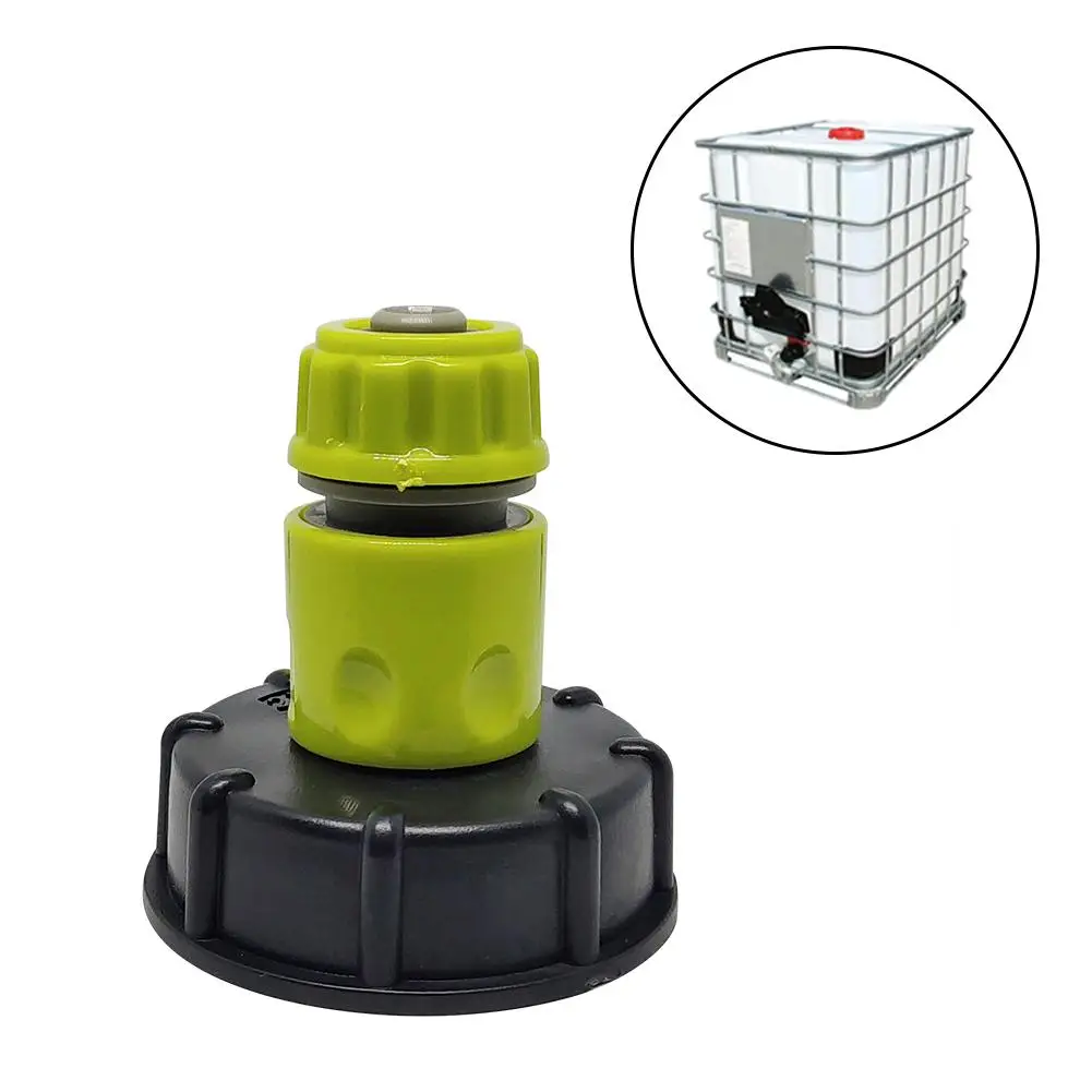 

1Pc 3/4 inch IBC Tank Tap Adapter Garden Hose Connector Plastic Water Hose Pipe Adapter Replacement Valve Fitting Parts