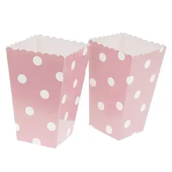 

12pcs Popcorn Boxes Mini Food Box Treat & Movie Theater Favour Party Box (Pink)