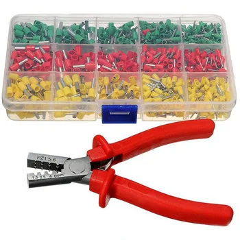 

Crimping Tool Set One Crimping Pliers + 990 Pcs Cold Crimp Terminals