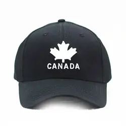 Канадский бейсбольный Кепки флаг Канады бейсболка Регулируемый мужские бейсболки Марка Snapback Hat