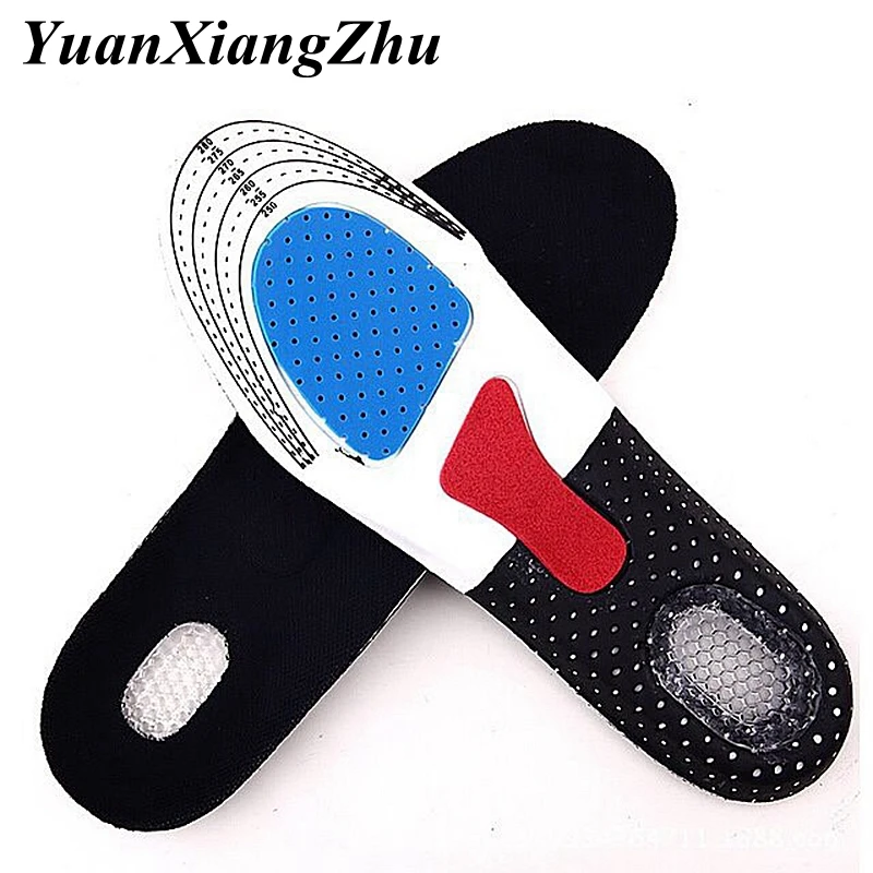 silicone insoles for shoes insole arch support sport shoes pad unisex thickening shock absorption Shoes Pads Soft Insole P-D