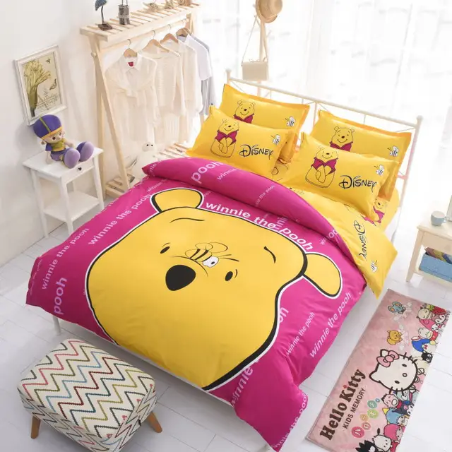 cartoon bedding sets Twin/full/Queen Size Cartoon characters theme 3pcs