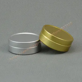 

10g silver/gold aluminum jar/tin/can with aluminum lid. metal tea tin,10ml sample/mini aluminum jar,for cream or food storage