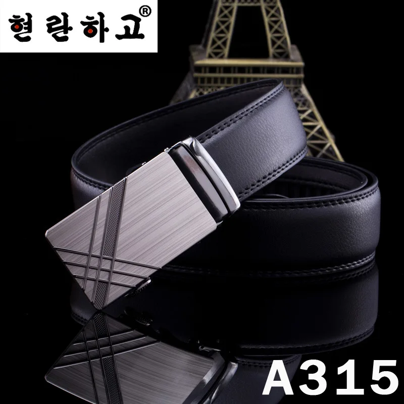 

New Arrival Brand Designer Automatic Buckle Leather men belt famous brand Luxury belts for men