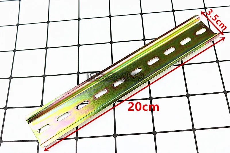 

20CM din rail C45 Guide Mounting clip Installation track fixed 35mm Wiring row fixed MCB fixing seat rail din