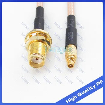 

Tanger straight connector Male MMCX plug to SMA female jack with 20cm 8in RG316 RG-316 RF Coaxial Pigtail Jumper Low Loss cable