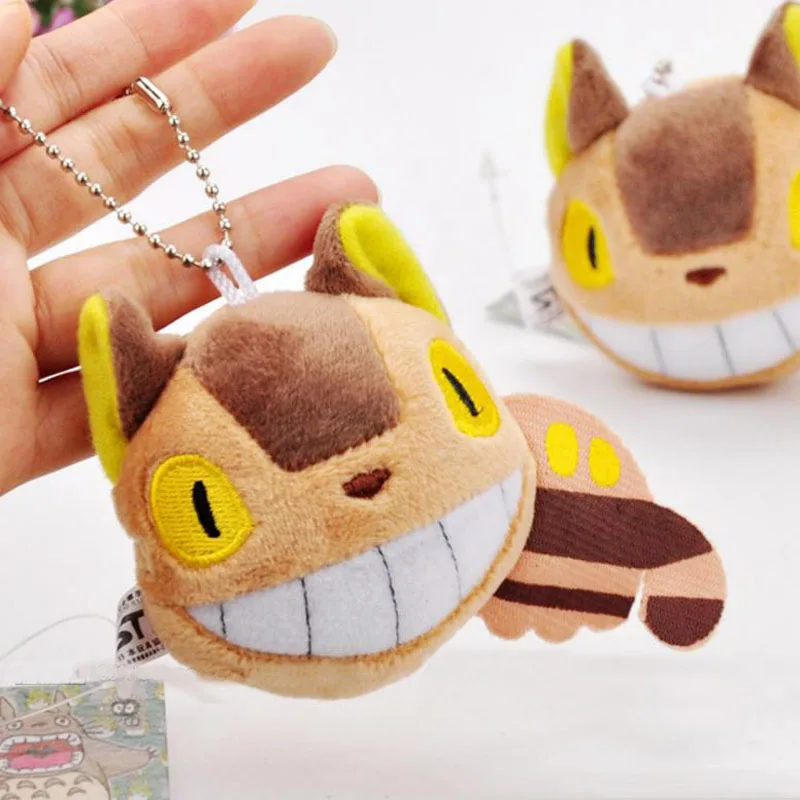 

1Pc new lovely Cartoon Hayao Miyazaki Anime My Neighbor Totoro Bus Plush Pendant Stuffed Plush Toy Small Pendant gift