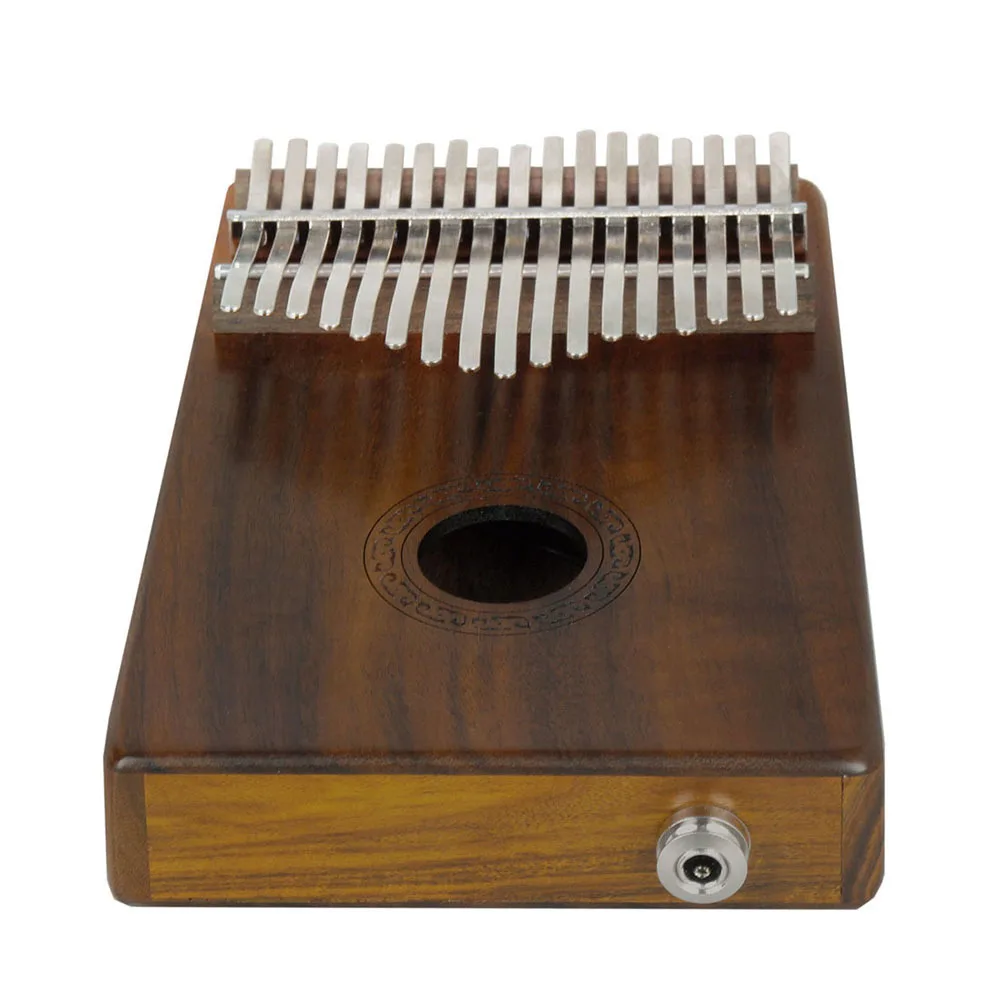 ИРИН 17 ключ EQ одноцветное Акация Mangium Kalimba игрушечное пианино Mbira калимба электрический датчик Африка клавишный инструмент