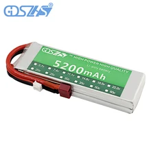 GDSZHS 7,4 В 5200 мАч 30C 2 S RC Lipo Батарея литий-полимерный Батарея для FPV БПЛА Радиоуправляемый Дрон автомобиль вертолет Грузовик Лодка аксессуары