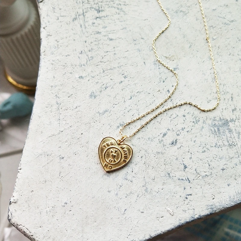 LouLeur ожерелье сердце из стерлингового серебра 925 пробы золотого цвета модное ожерелье с городом для женщин золотое ювелирное изделие 925 для шармов подарок