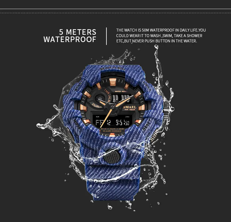 5 men watch chronograph