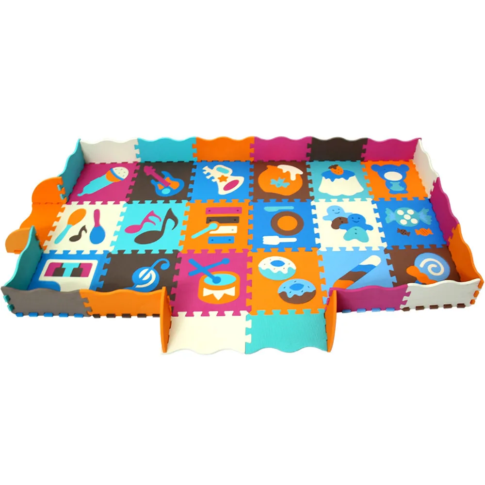 

Children's soft developing crawling rugs,baby play puzzle number foam mat,pad floor for baby games 30X30cm 1cm or 32*32cm 1.2cm