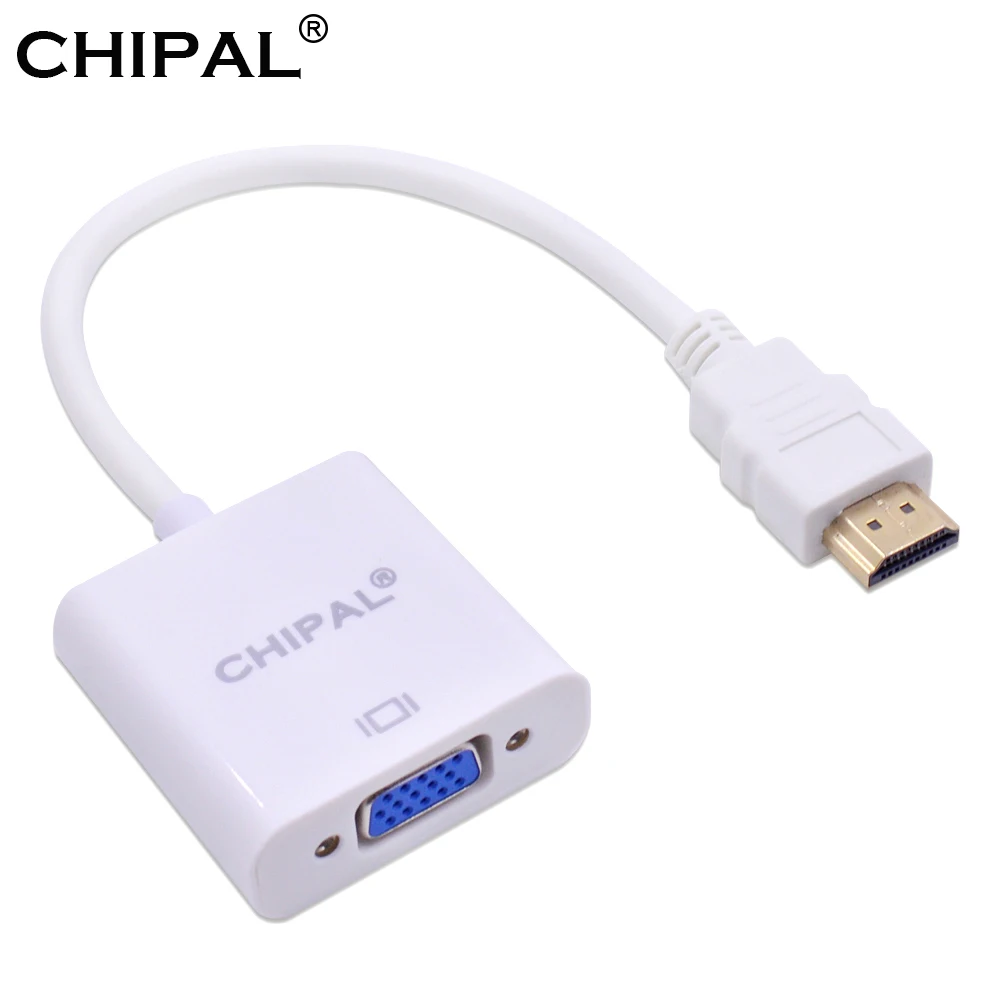 CHIPAL Full HD 1080P для HDMI в VGA адаптер кабель настольного ноутбука все одном ПК планшет