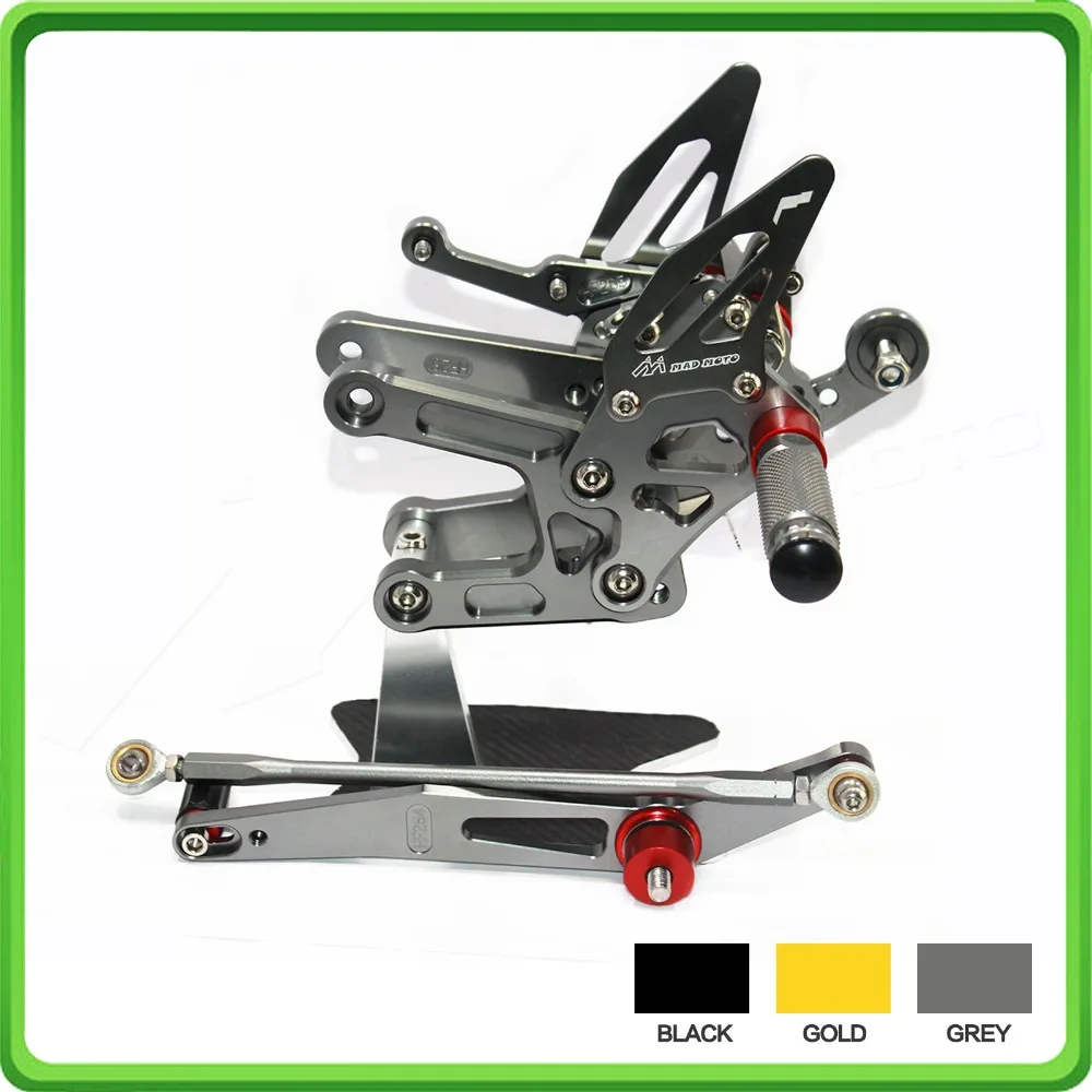 Adjustable Rearsets Rearset Footrest Foot Rest Pegs for Yamaha R6 YZF