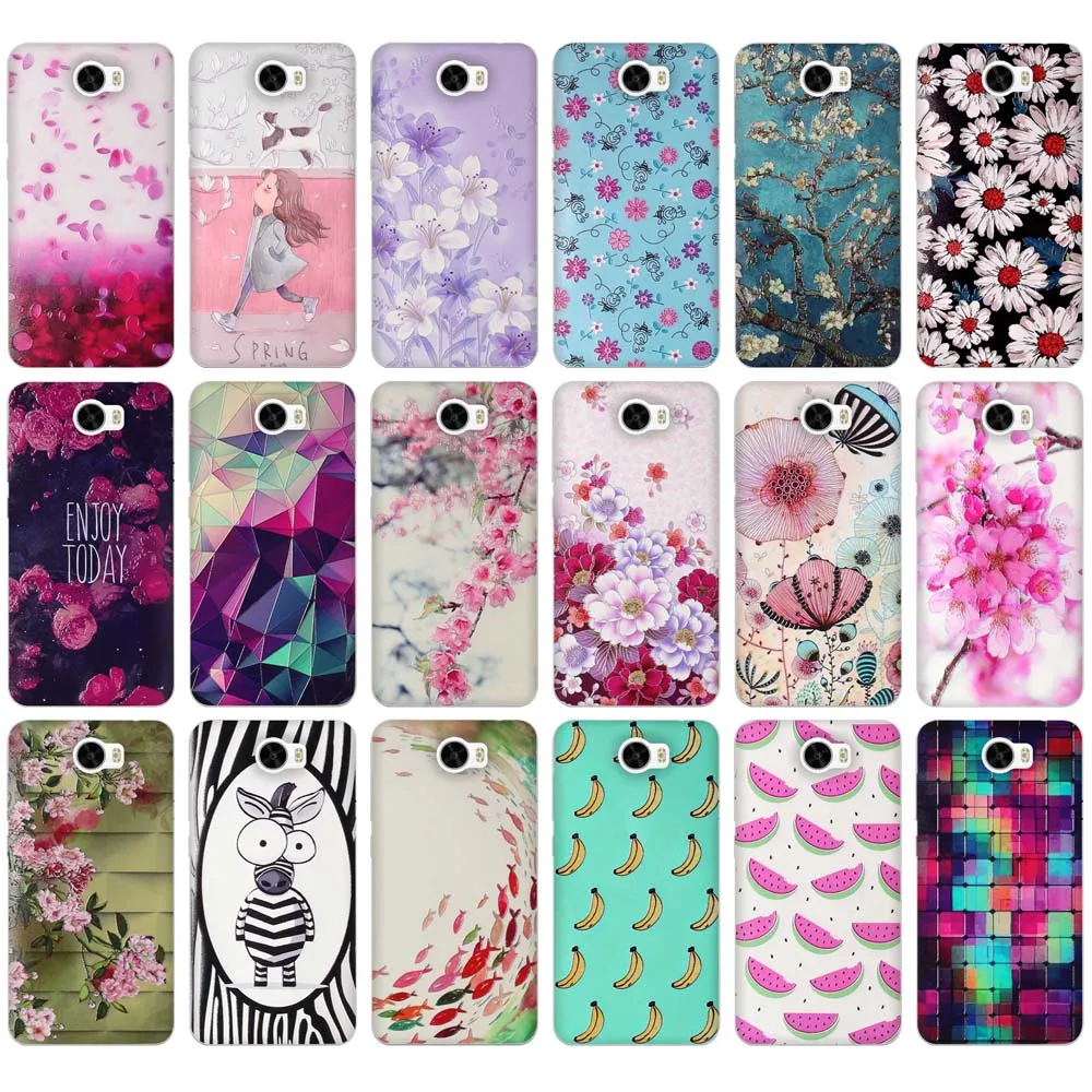 

3D Relief Soft TPU Case For Huawei honor 5A Y5 2 Y5 II Silicon Cases Cover For Huawei Honor 5A LYO-L21 5.0'' Protective Cover