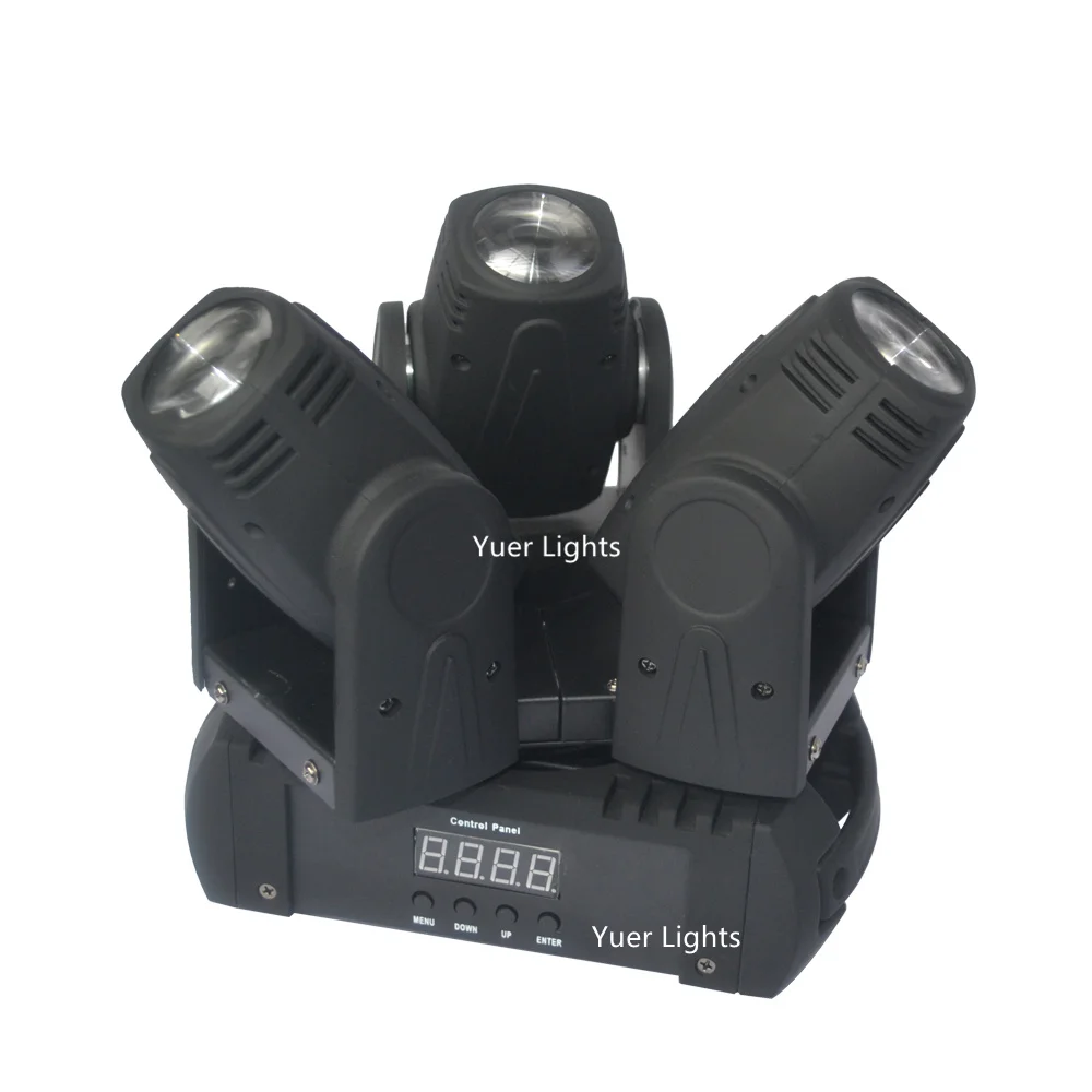 3 Heads Moving Head Beam Lights High Quality 3X10W RGBW 4IN1 CREE LEDS LED Moving Head Stage Lights DMX Dj Lights For Sales