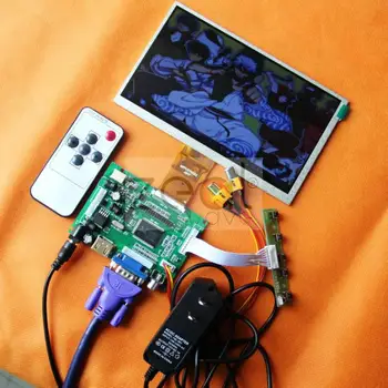 

7inch 800*480 LCD Display 165*100mm + HDMI/VGA/2AV+Reversing Driver Board+DC 12V1A Power Supply