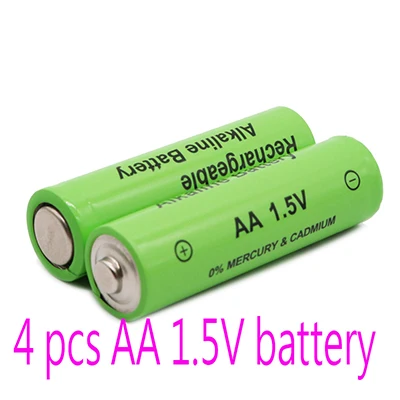 Kedanone Новая батарея AA 3000 1,5 V Quanlity аккумуляторная батарея AA 3000mAh BTY Ni-MH 1,5 V аккумуляторная батарея+ зарядное устройство - Цвет: 4PCSAA1.5V