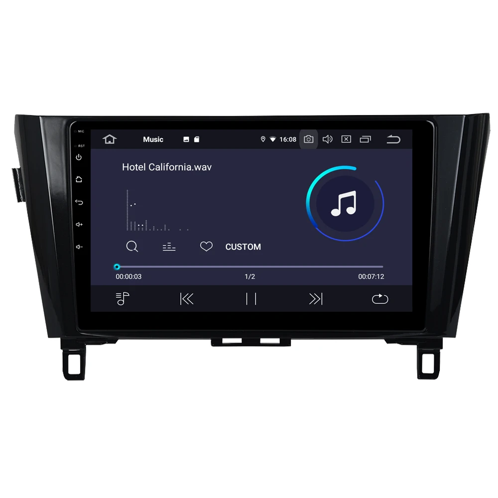 Top RoverOne For Nissan Qashqai 2014 2015 2016 Android 9.0 Autoradio Car Multimedia Player Radio GPS Navigation Head Unit NO DVD 3