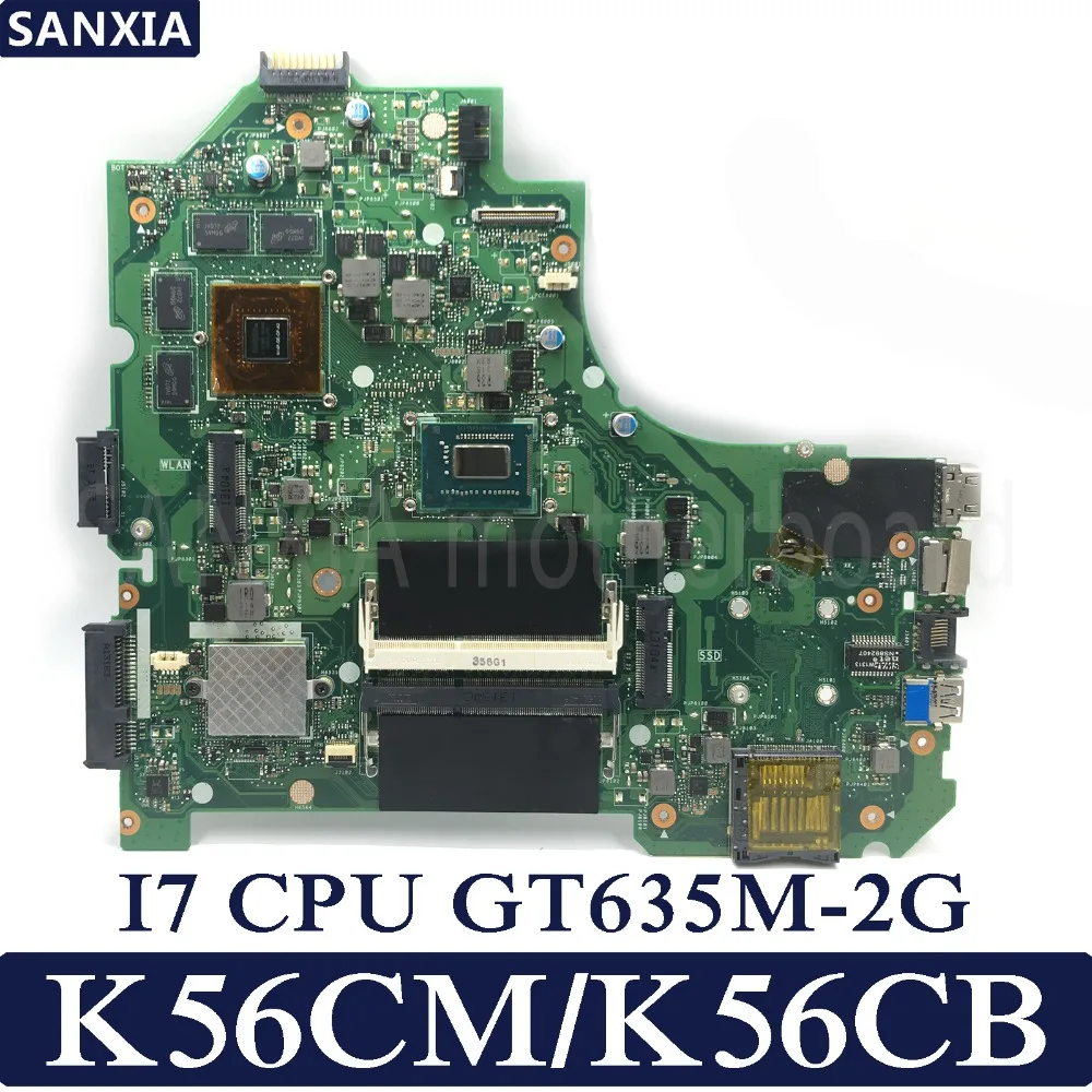 KEFU K56CM Laptop motherboard for ASUS K56CM K56CB K56C S550CM S550C Test original mainboard I7 CPU