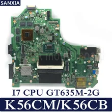 KEFU K56CM Laptop motherboard for ASUS K56CM K56CB K56C S550CM S550C Test original mainboard I7 CPU GT635M-2G